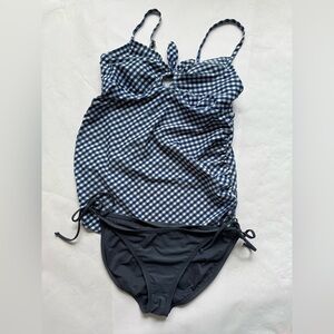 Tankini Swimsuit Set Top Bottom Target exhilaration Xl isabel maternity L